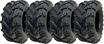 25x10.00-12 ATV- en quadbanden, 6-laags, Wanda P377, E-keurmerk, goedgekeurd voor de openbare weg, 50J (set van 4)