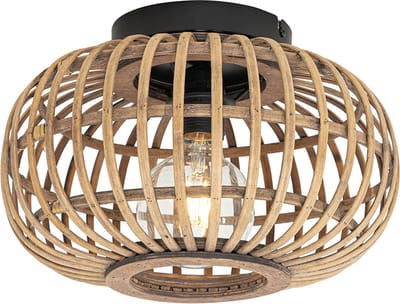QAZQA amira - Oosterse Plafondlamp - 1 lichts - Ø 32 cm - Naturel - Woonkamer | Slaapkamer | Keuken