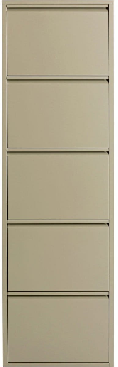 Schoenenkast Caruso kaki 5 laden Kare Design