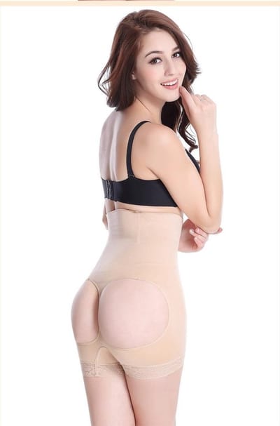 Shapewear Dames,Billen&Buik Body Shapewear voor Buik, Heupen en Rug 100% Katoen,Korset,Ondergoed,Body Shapewear,Perfecte Kwaliteit,Maat M/L,Huid color