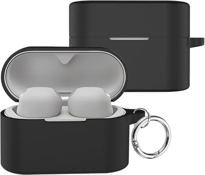 Dailygoods - Beschermhoes voor Draadloze Oordopjes met Karabijnhaak
