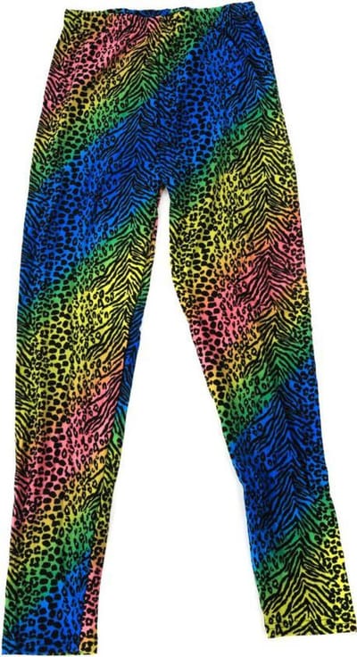 Legging Panter - Multicolor - Volwassenen - One Size Elastisch