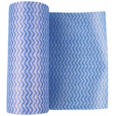 50 Stuks/rollen Keukenreiniging Vaatdoek Luie Doek Schuurspons Olievrij Wegwerp Afwasdoek Non-woven Stof Reinigingsdoeken blauw