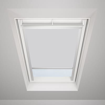 Timlux Verduisterend Rolgordijn voor KeyLITE Starlite Maat 55x78 -Wit-