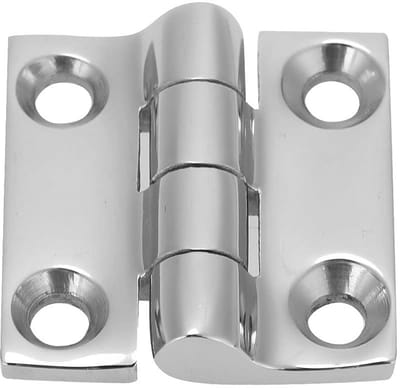 Dailygoody - 4 Hole Boat Hinge - Roestvrij staal - Compact - 50mm - Duurzaam - Geschikt voor boten - 1 stuk
