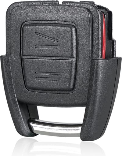 TLVX Sterke Autosleutel Behuizing Geschikt voor Opel Astra / Zafira / Omega / Vectra / Mokka / Insignia / Ter vervanging van Originele Sleutel behuizing / Afstandsbediening Auto / 2 knops / 2 knoppen / 1 stuks