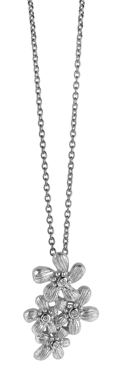 Orphelia Dames 925 Sterling Zilveren Ketting met Hanger - Zilver ZH-6026