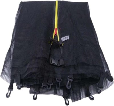 Trampoline Veiligheidsnet - Springkussen Gaas - Buiten Spelen - Verbeterde Bescherming - 183 cm - Zwart