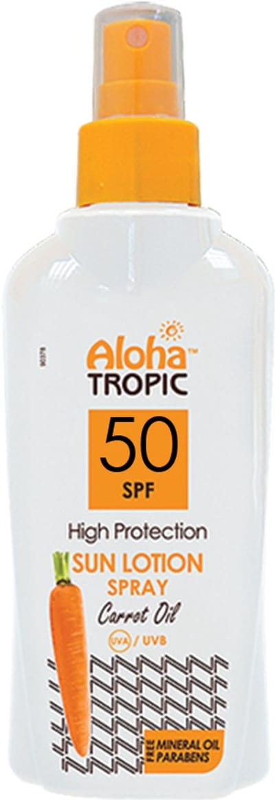 Aloha Tropic Zonnebrand Spray SPF 50 Wortelolie