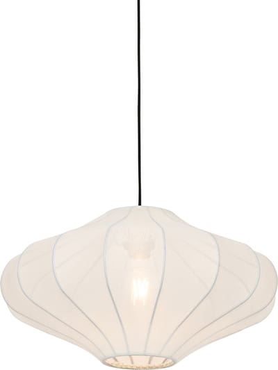 QAZQA plu - Design Hanglamp - 1 lichts - Ø 50 cm - Wit - Woonkamer | Slaapkamer | Keuken