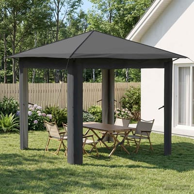 vidaXL - Tuinpaviljoen - zonder - Zijwand - 2,6 - x - 2,6 - m