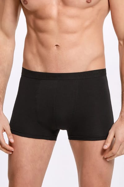 ilke® Heren Boxershorts 4 Pack – Sportief Design - Art 007 - Zwart - S