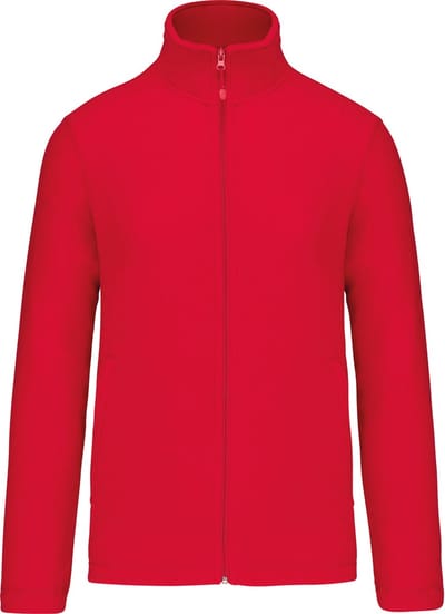 Microfleecevest met rits Kariban Rood - maat XS