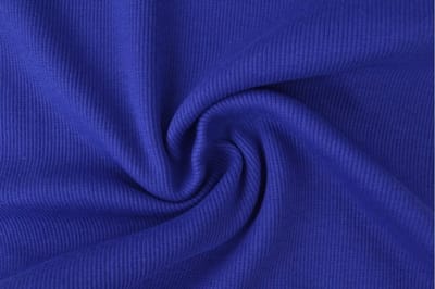 Rib boordstof - Donkerblauw - 1 meter - Per meter - 60cm breed