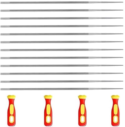 Ronde Vijl voor Kettingzaag 4 mm - 12 Stuks met Ergonomische Handgrepen