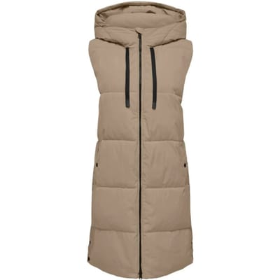 Jacqueline de Yong Blair long hood waistcoat