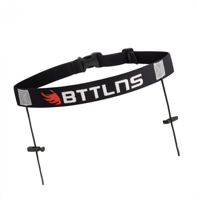 BTTLNS startnummerband kinderen - triathlon race belt - hardloopriem kids - verstelbaar - Nikiki 1.0 - zwart