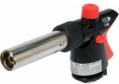 YATO YT-36712 Professionele Gasbrander – 2 kW – 1300°C – 360° Werken – Piëzo Ontsteking – Voor EN417 Gascartouches