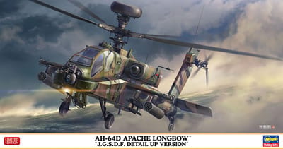 Hasegawa Modelbouwpakket Vliegtuigen - 07515 Boeing AH-64D Apache Longbow J.G.S.D.F. Detail Up Version - Limited Edition - Helikopter Plastic - 1:48 - Modelbouw