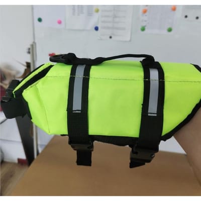 Zomer Honden Zwemvest Reflecterend Verstelbaar Grote Honden Zwemkleding Veiligheidsvest Surfen Zeilboot Verbeterd Drijfvermogen Huisdier Zwemvesten (green,XS（old）)