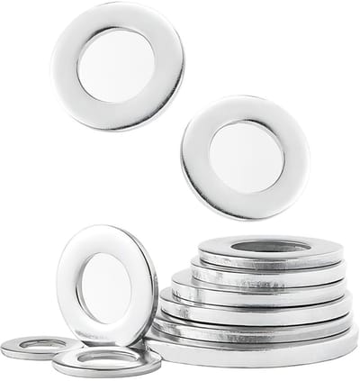 Dailygoods- Sluitringen 20 Stuks - M12 x 24 mm - Koolstofstaal - Platte Afdichtringen - Voor Draadstang/Schroeven - Geschikt voor Binnen/Buiten