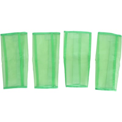 4 stuks Paardenbeenbeschermers Ademend Mesh Paardenbeenbeschermers Paardenbeenbeschermers Wraps voor Hoef groen