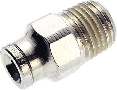 Norgren 102251018 Rechte koppeling Schroefdraad (buiten): R1/2, Buis-Ø: 10 mm