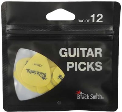 Blacksmith SDP073YW-M Delrin Standaard 0.73mm Plectrums Geel 12-pack