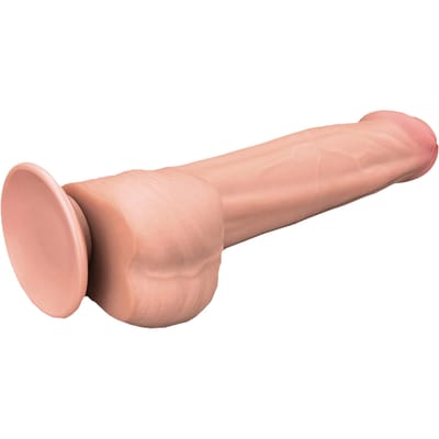 LoveToy - Sliding Skin Dildo 29 cm - Nude