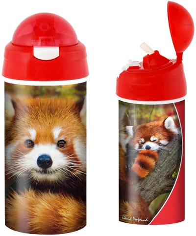 Dailygoods- Drinkfles 600ml - 3D Waterfles - Rietje - Lekvrij - BPA-vrij - Uniek ontwerp van David Penfound