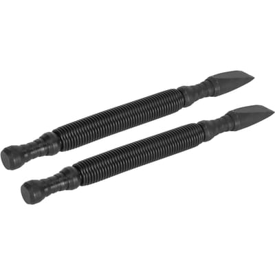 2 stuks Nagelzetter 38in Koolstofstaal Veerbelast Antislip Handvat Nagel Centerpons voor Hout Metaal