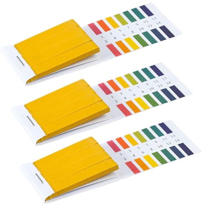Dailygoods- pH-teststrips 240 Stuks - Testbereik 1-14 - Indicatorpapier - Voor Water/Urine/Speeksel - Eenvoudig in Gebruik - Papier