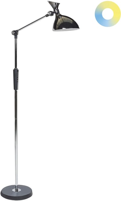 ANDROMEDA - Staande lamp - Zilver - Synthetisch materiaal