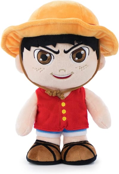 Pluche Speelgoed Poppen - Zachte Knuffels - Kinderkamer Decoratie - Zacht Katoen Materiaal - 24-27 cm - Luffy