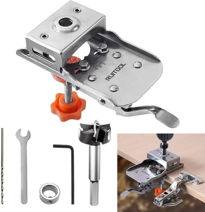 Cosensi- Boortemplate 35mm - Aluminium Legering - Verstelbare Hinge Beugel - Boorgids - Gereedschap - Inclusief 2 Sleutels