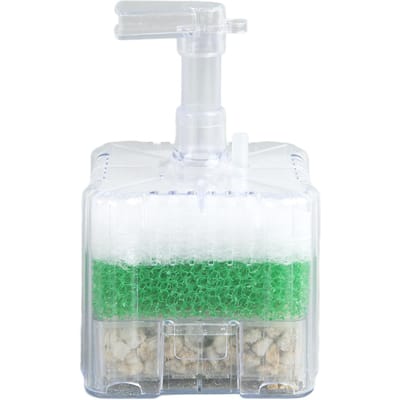 Aquarium Spons Luchtgedreven Filter Mini Meerlaagse Filtratie Vistentank Biochemisch Sponsfilter white