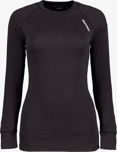 Mountain Peak dames thermoshirt met lange mouwen - Zwart - Maat S