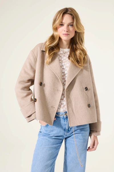 Garcia Jas Tussenjas Gj2600202 5483 Desert Beige Dames Maat - XL