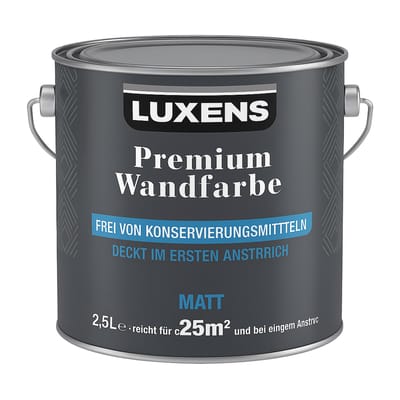 Luxens Muurverf Mat Violet – 2,5L – Premium Binnenverf – ca. 25 m² – Dekking in 1 Laag – Waterbasis – Zonder Conserveermiddelen