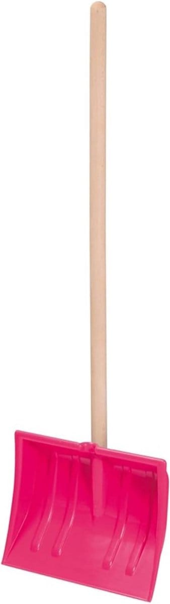 Prosperplast - Sneeuwschep 88cm / sneeuwschuiver - voor kinderen - houten steel - handgreep - Bobo - Roze