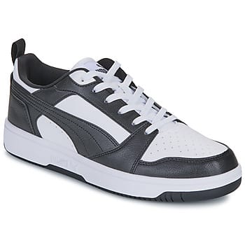 PUMA Rebound v6 Low Unisex Sneakers - Puma White-Puma Black-Puma White