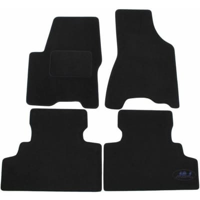Tapis de Sol Noir Velours - J&amp;J AUTOMOTIVE - Kia Sportage 2004-2010 - Sur Mesure - Antidérapant - Imperméable