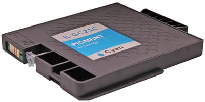ABC huismerk inkt cartridge geschikt voor Ricoh Gc21C cyan