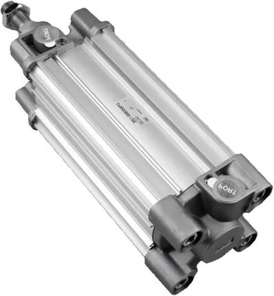Pneumatische Cilinder - Luchtcilinder - Industrieel Gebruik - Dubbelwerkend - 80mm Slag - Metaal