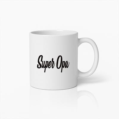 Super Opa Koffiemok – Perfect Cadeau voor Liefhebbende Grootvaders