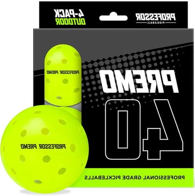 Pickleball Ballen - Outdoor Ballen - Sporten Buiten - 40 Gaten Ontwerp - 100 Stuks - Wit