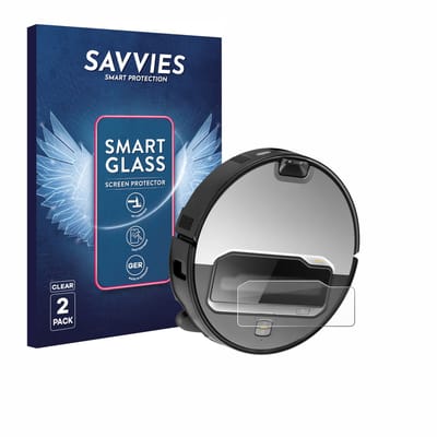 2 Stuks Savvies Screenprotector - geschikt voor Roborock Saros Z70 - beschermfolie glas transparant