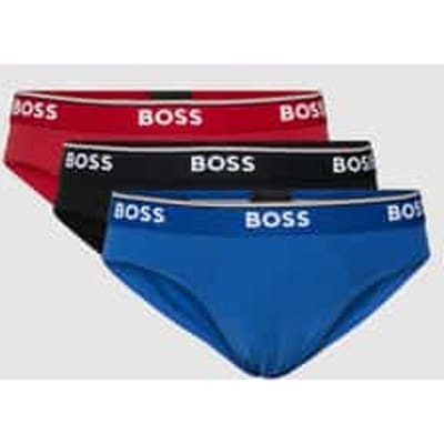 HUGO BOSS Power briefs (3-pack) - heren slips - rood - blauw - zwart