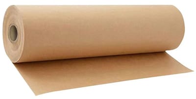 Kraftpapier 10m - 38cm Rol Lichtbruin Natuurlijk Gerecycled Inpakpapier voor Kunsthandwerk en Kleine Geschenkverpakkingen