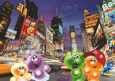 Ravensburger puzzel Gelini am Time Square - 1000 stukjes.